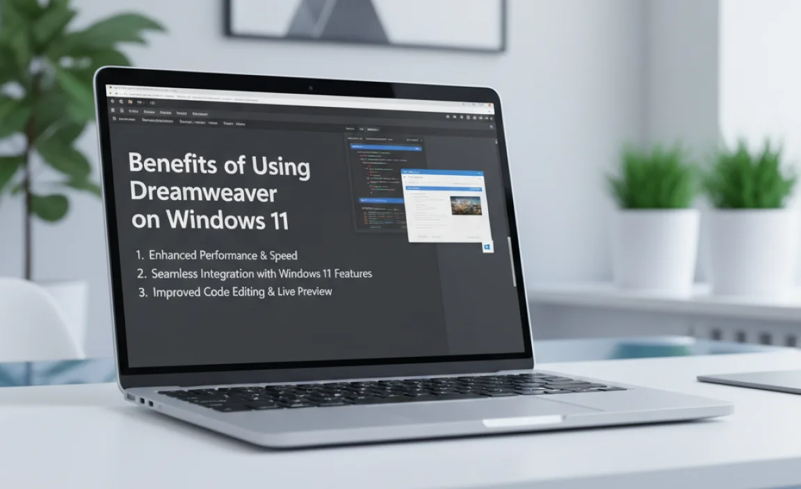 Benefits of Using Dreamweaver on Windows 11
