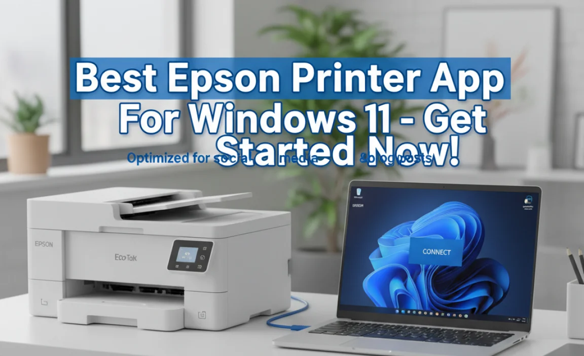 Best Epson Printer App For Windows 11 – Get Started Now!