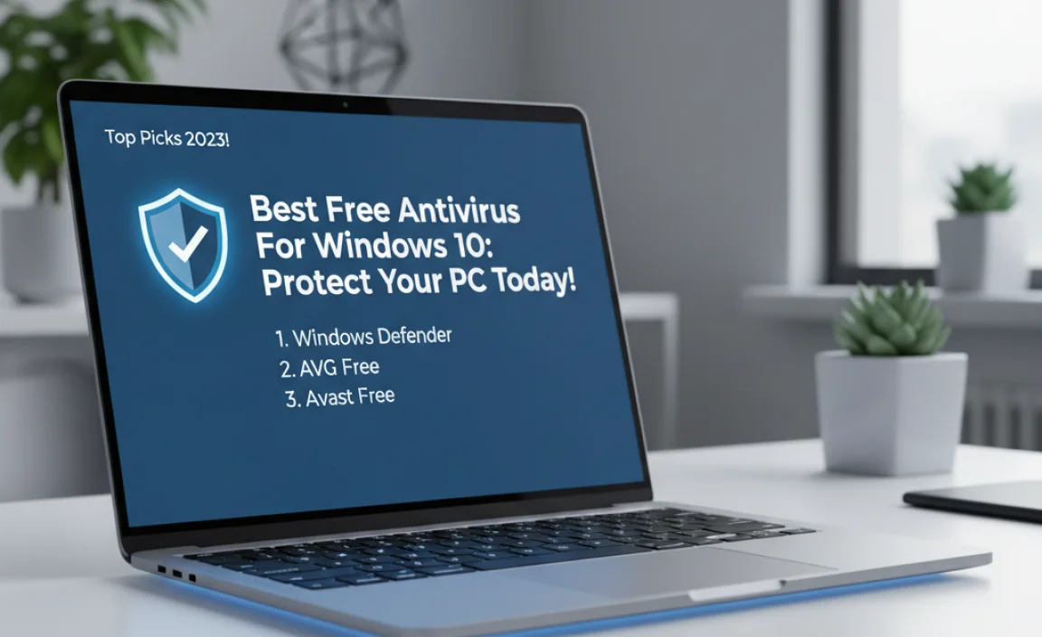 Best Free Antivirus For Windows 10: Protect Your Pc Today!