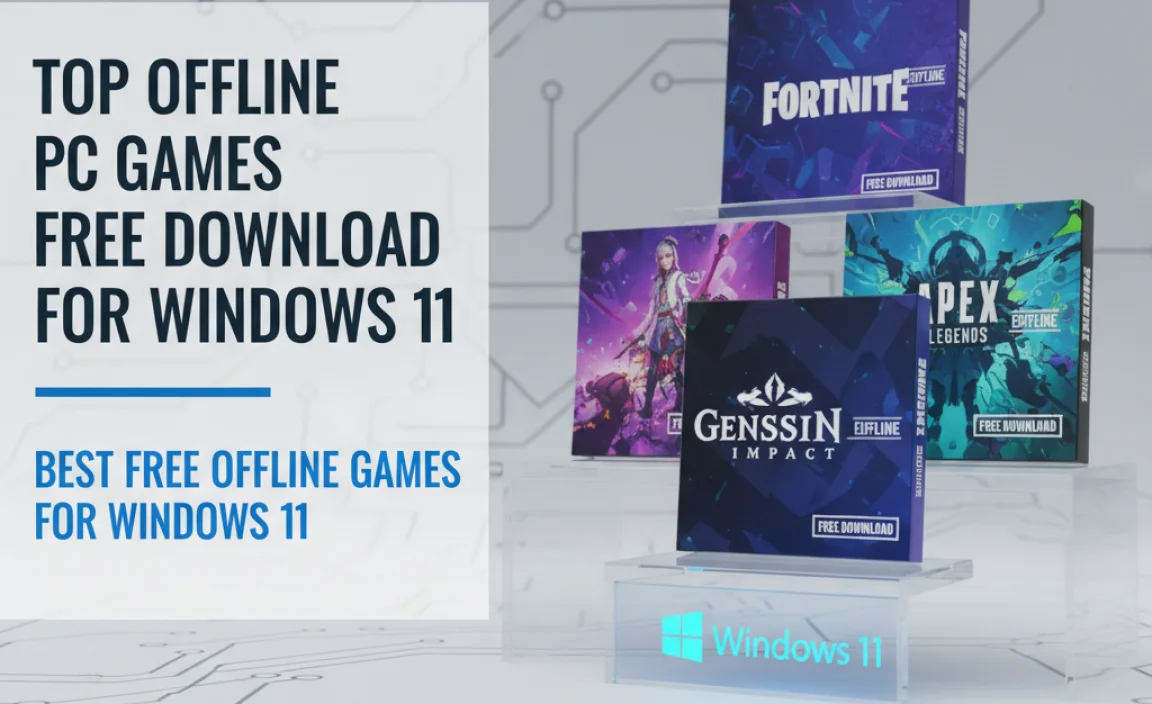 Best Free Offline Games for Windows 11