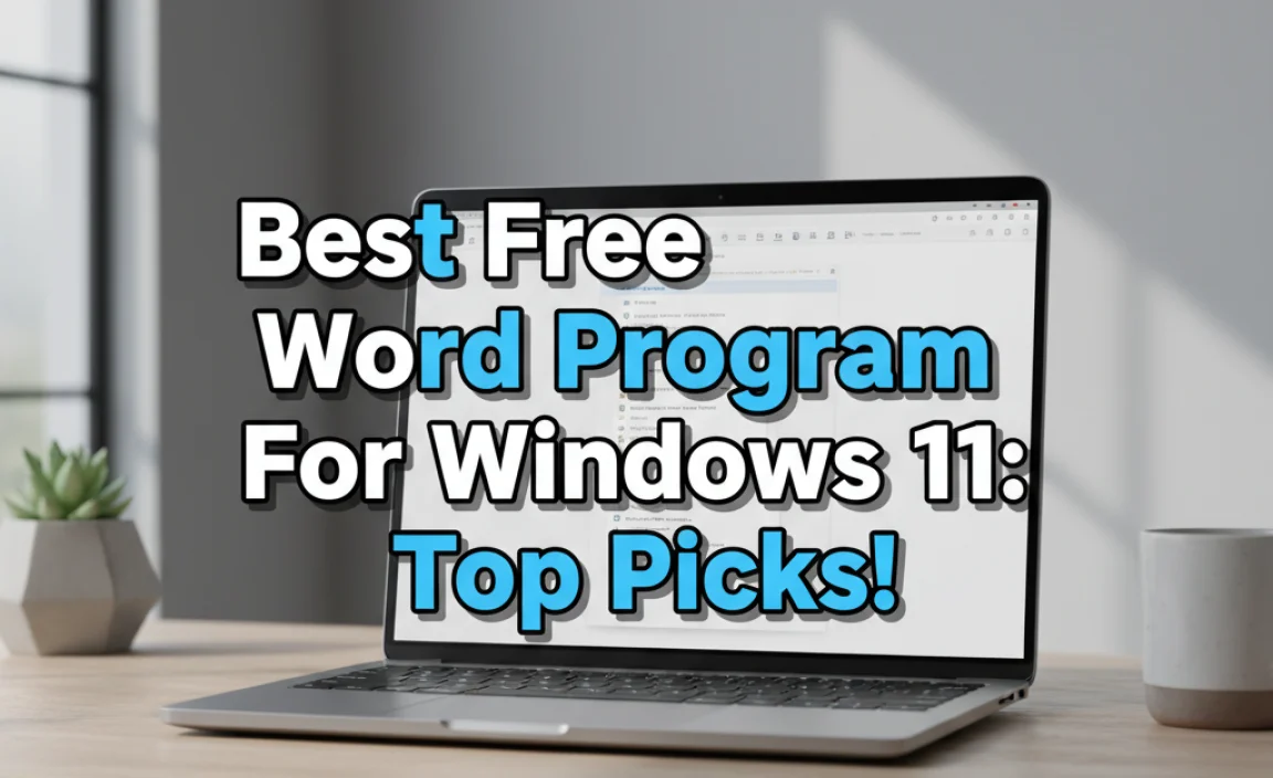 Best Free Word Program For Windows 11: Top Picks!
