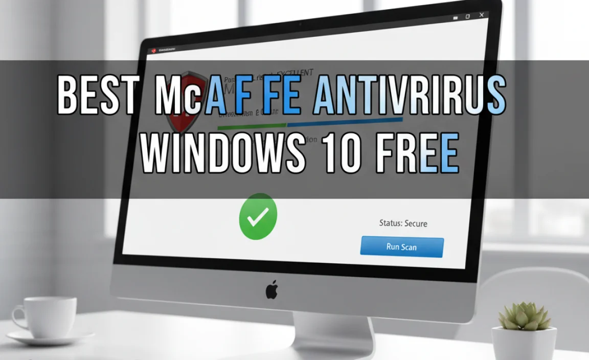 Best McAfee Antivirus Windows 10 Free