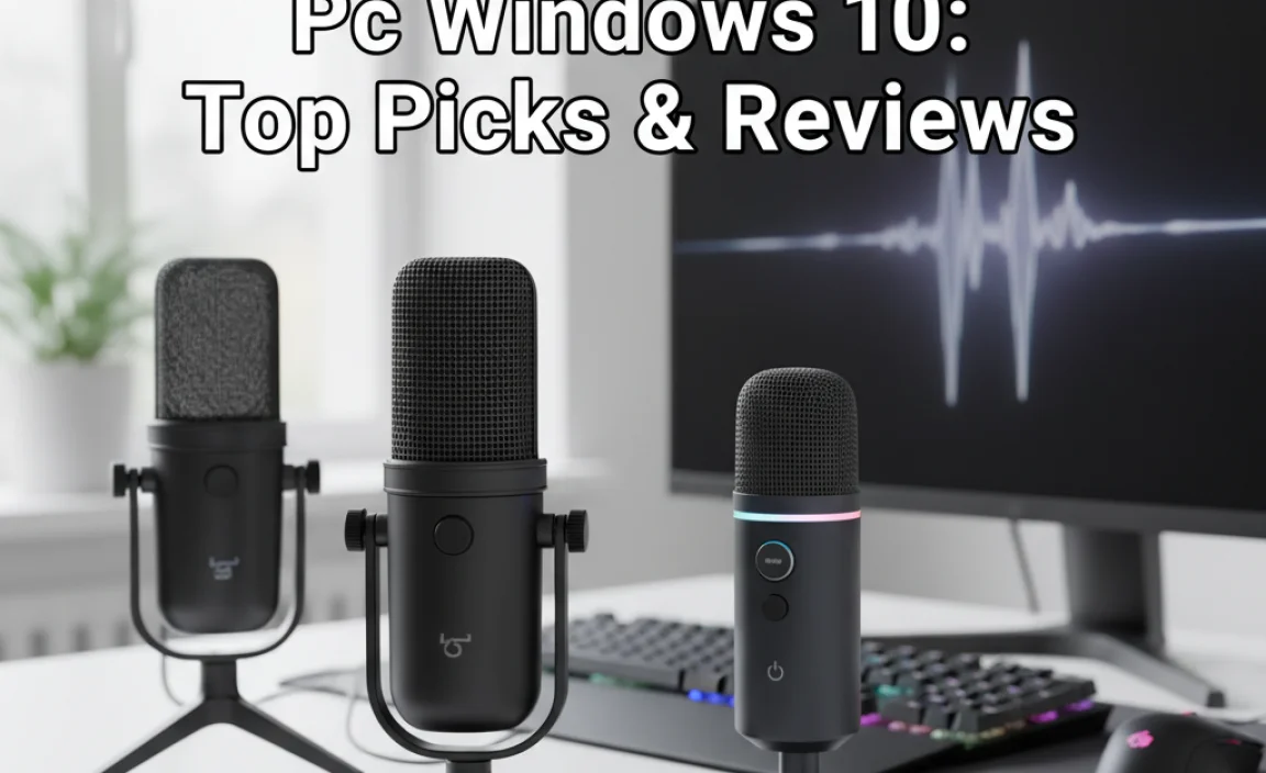 Best Microphone For Pc Windows 10: Top Picks & Reviews