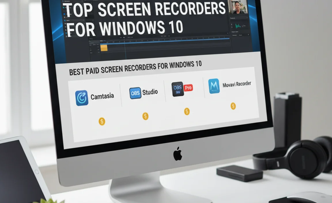 Best Paid Screen Recorders for Windows 10