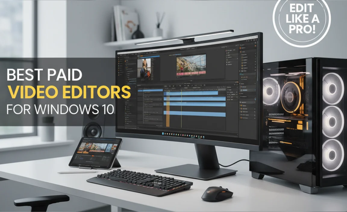 Best Paid Video Editors for Windows 10