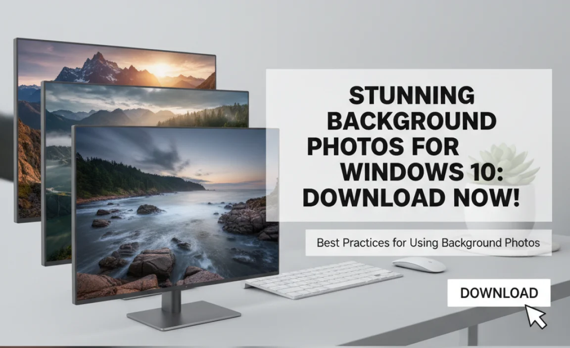 Best Practices for Using Background Photos