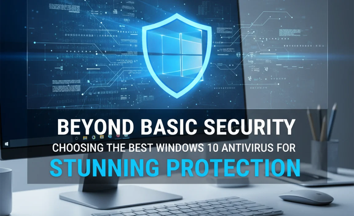 Beyond Basic Security: Choosing the Best Windows 10 Antivirus for Stunning Protection