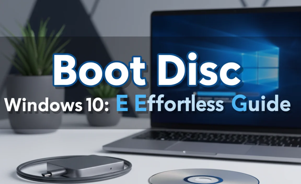 Boot Disc Windows 10: Effortless Guide