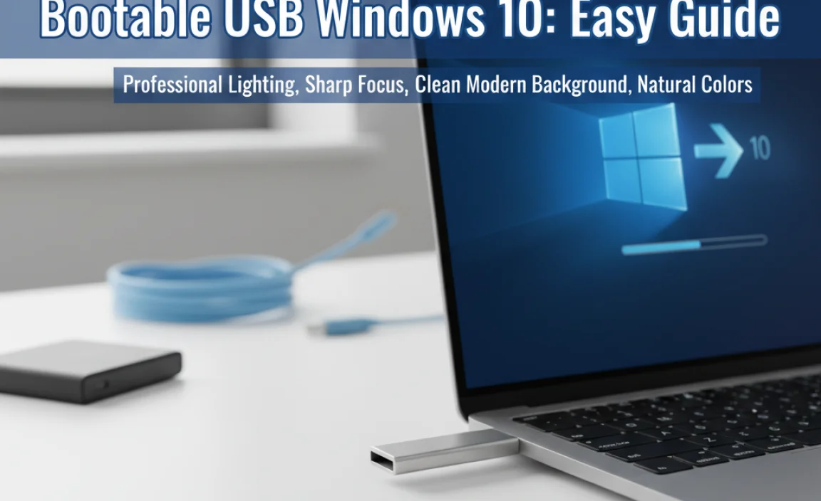 Bootable USB Windows 10: Easy Guide
