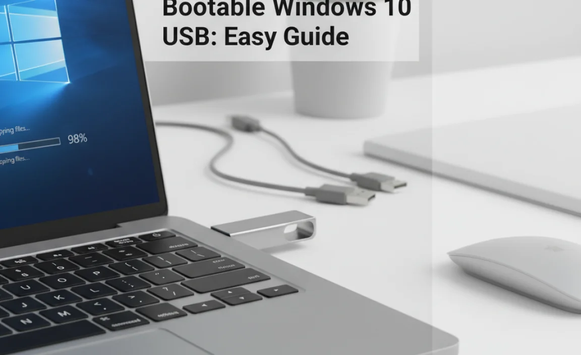 Bootable Windows 10 USB: Easy Guide