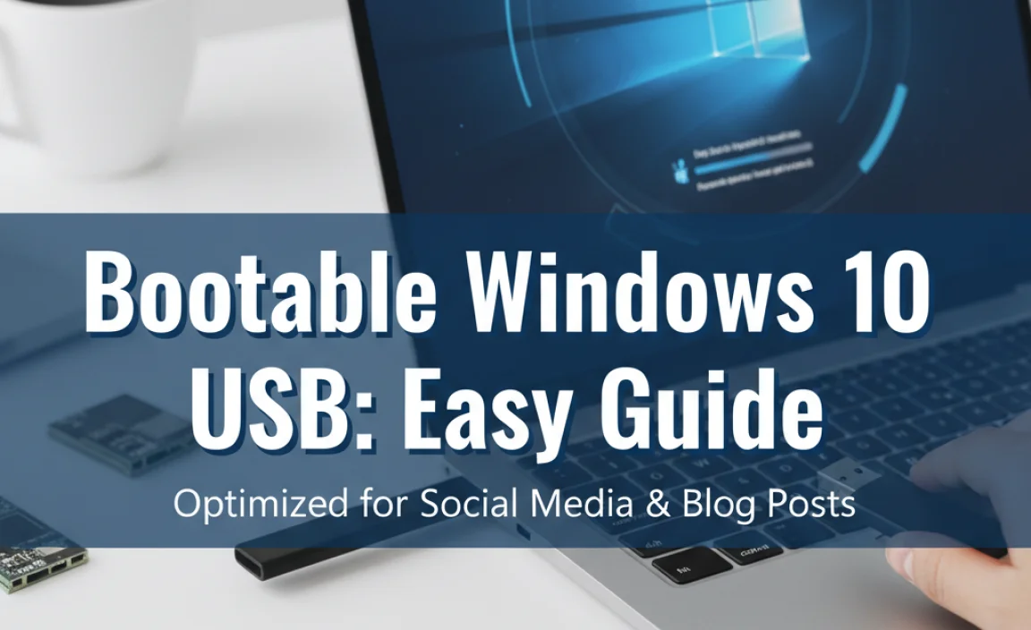 Bootable Windows 10 USB: Easy Guide