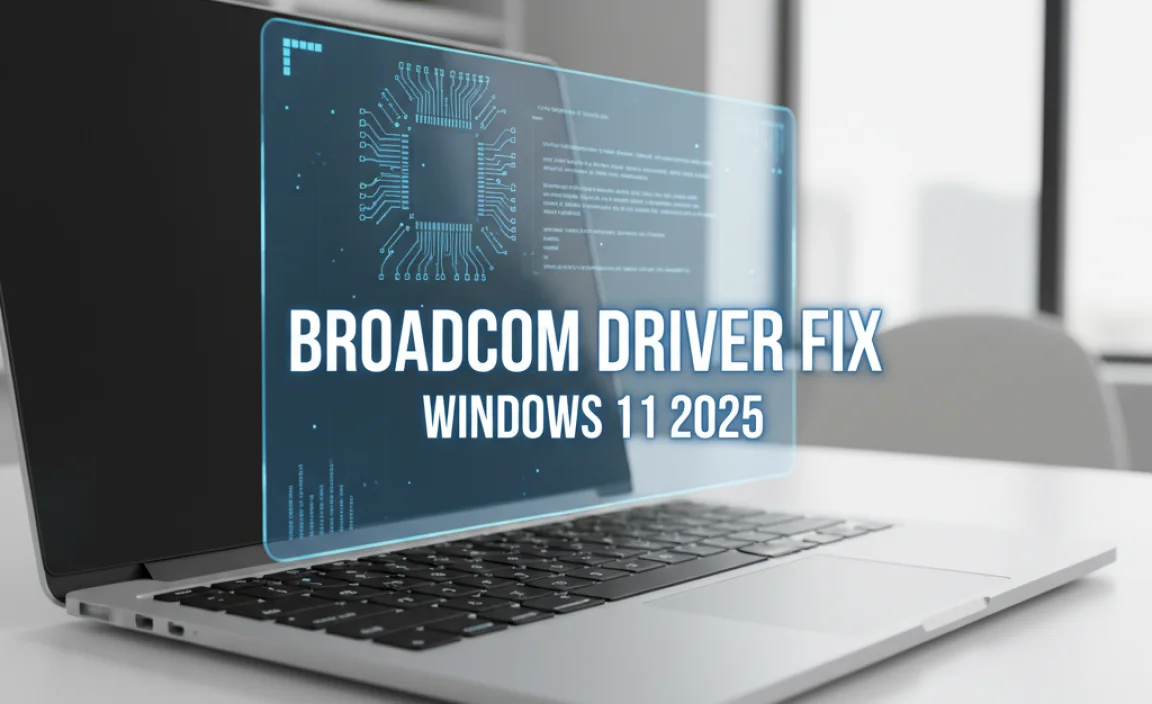 Broadcom Driver Fix: Windows 11 2025