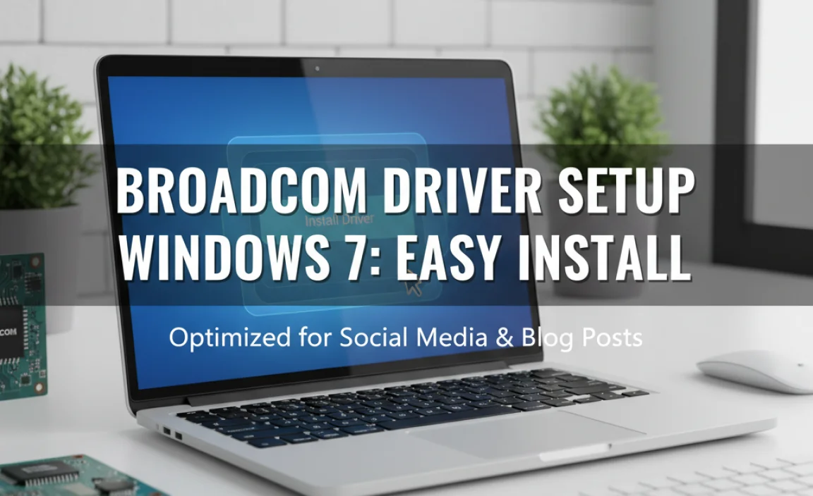 Broadcom Driver Setup Windows 7: Easy Install