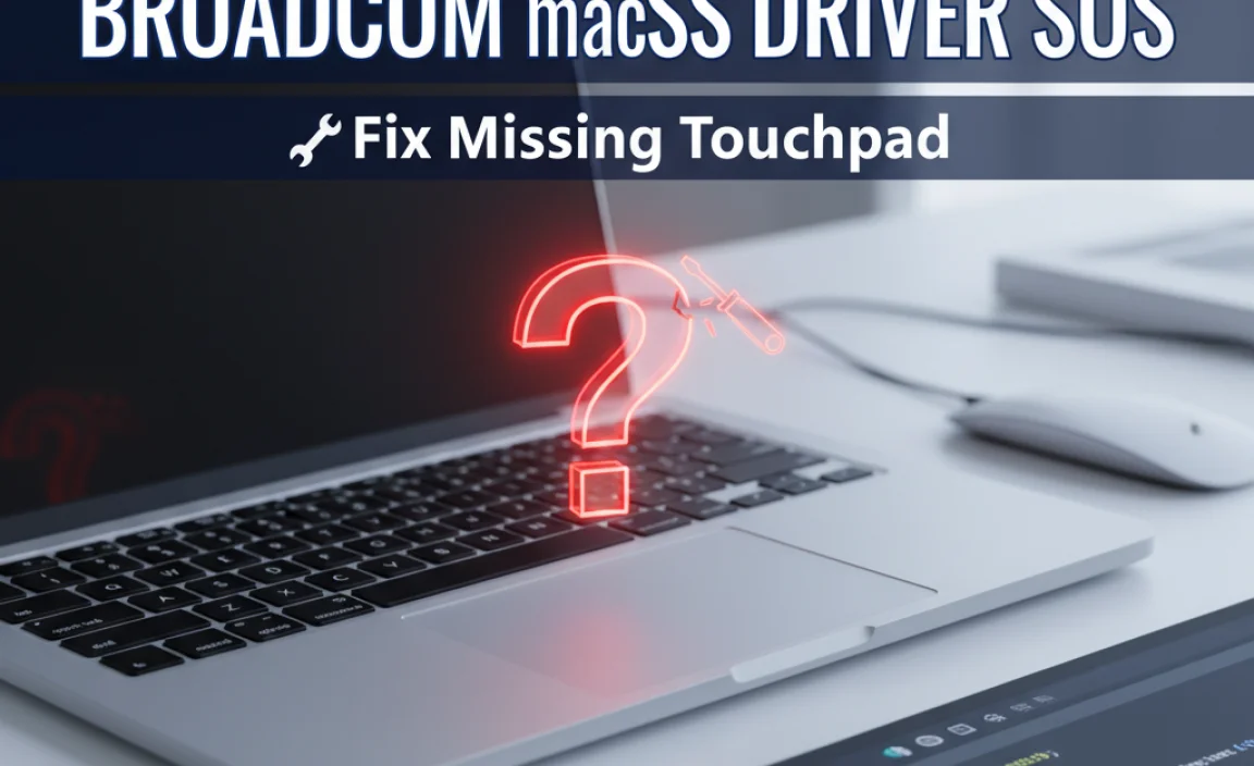 Broadcom macOS Driver SOS: Fix Missing Touchpad
