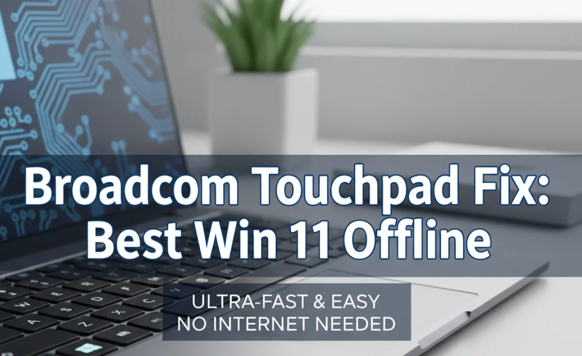 Broadcom Touchpad Fix: Best Win 11 Offline