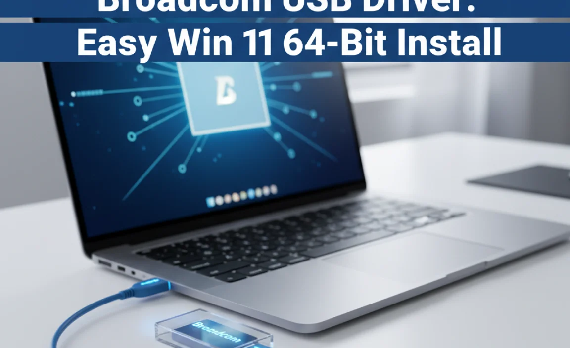 Broadcom USB Driver: Easy Win 11 64-Bit Install