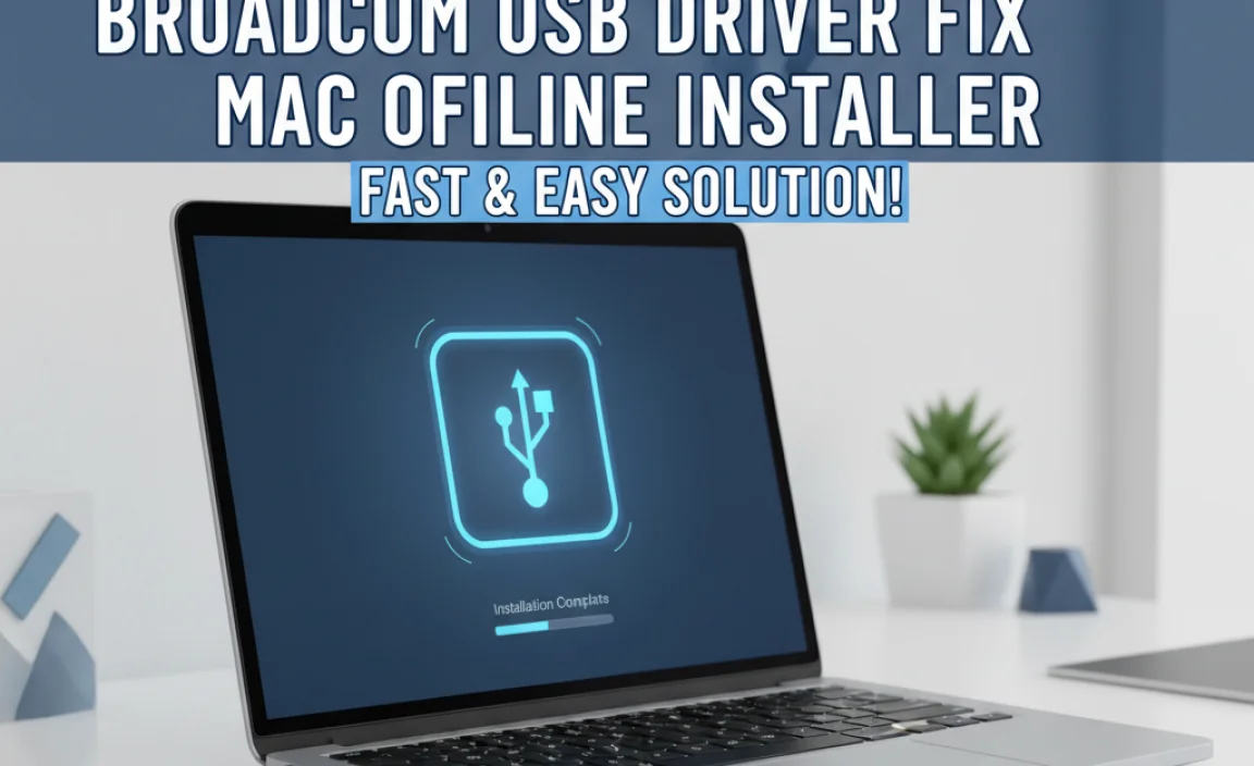 Broadcom USB Driver Fix Mac Offline Installer
