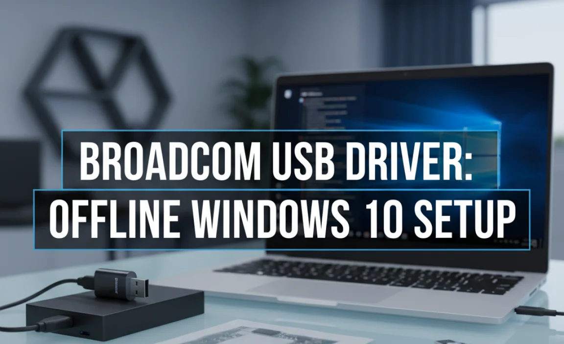 Broadcom USB Driver: Offline Windows 10 Setup