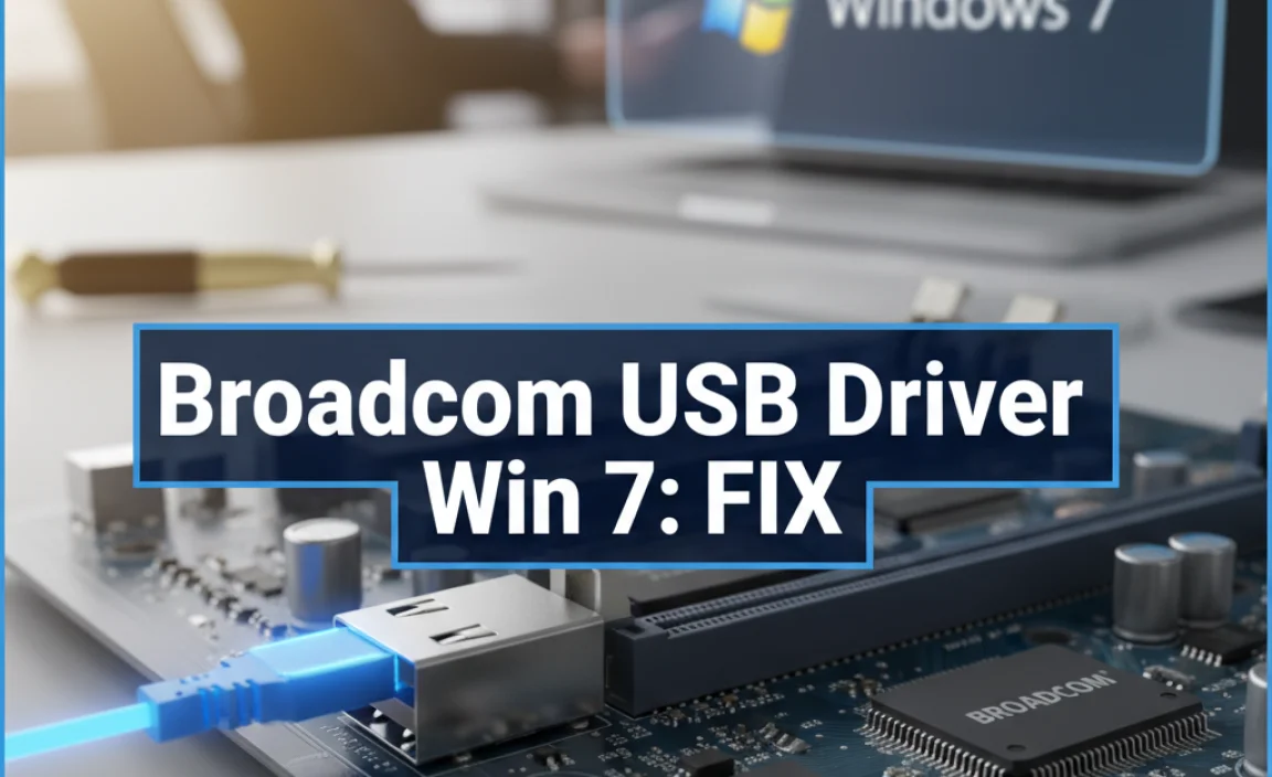 Broadcom USB Driver Win 7: FIX