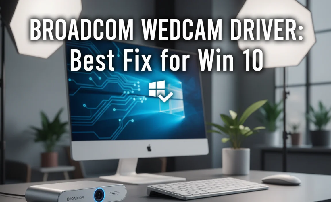 Broadcom Webcam Driver: Best Fix for Win 10