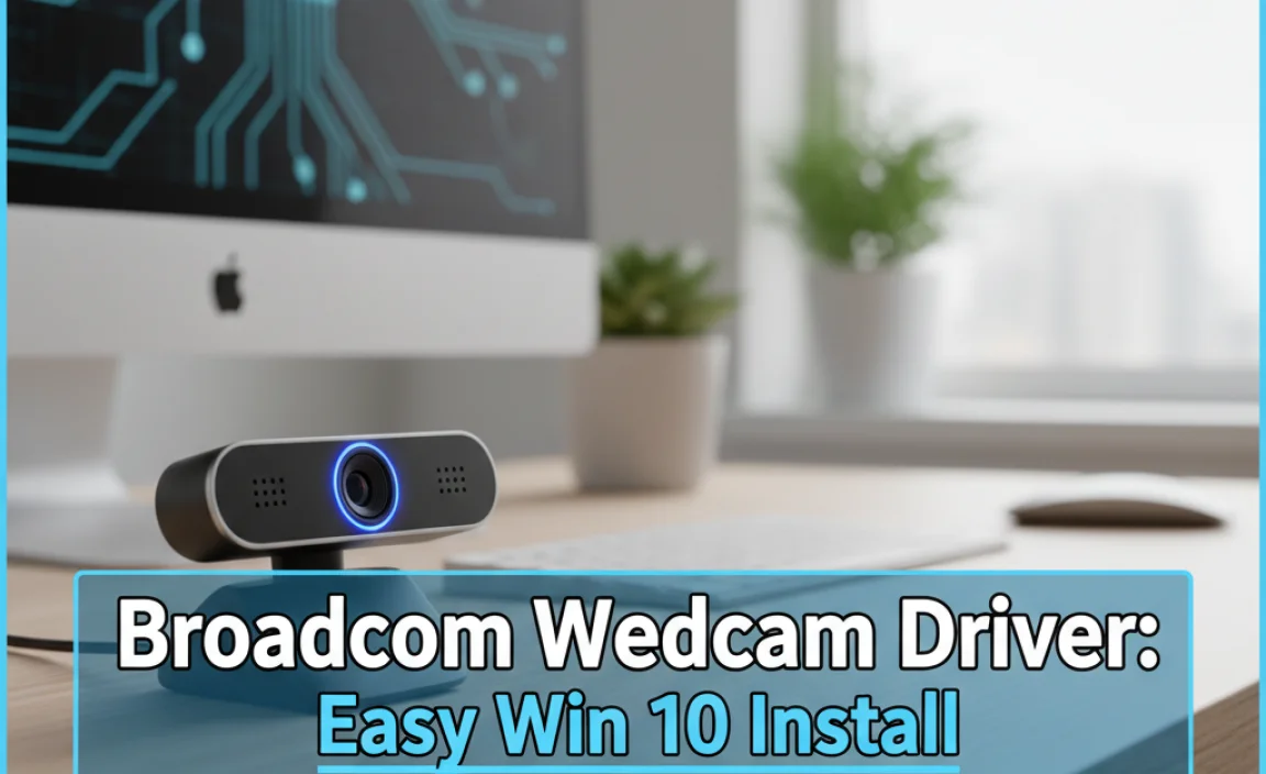 Broadcom Webcam Driver: Easy Win 10 Install