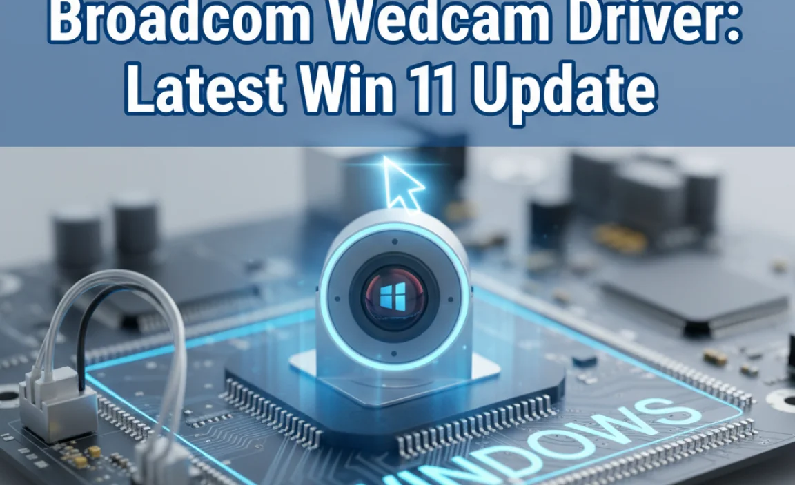 Broadcom Webcam Driver: Latest Win 11 Update
