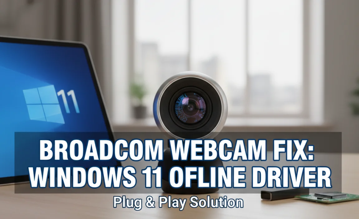 Broadcom Webcam Fix: Windows 11 Offline Driver