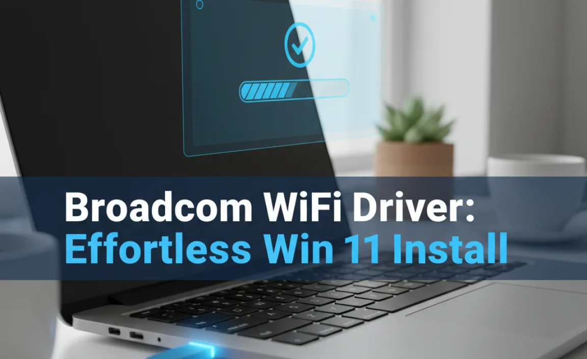Broadcom WiFi Driver: Effortless Win 11 Install