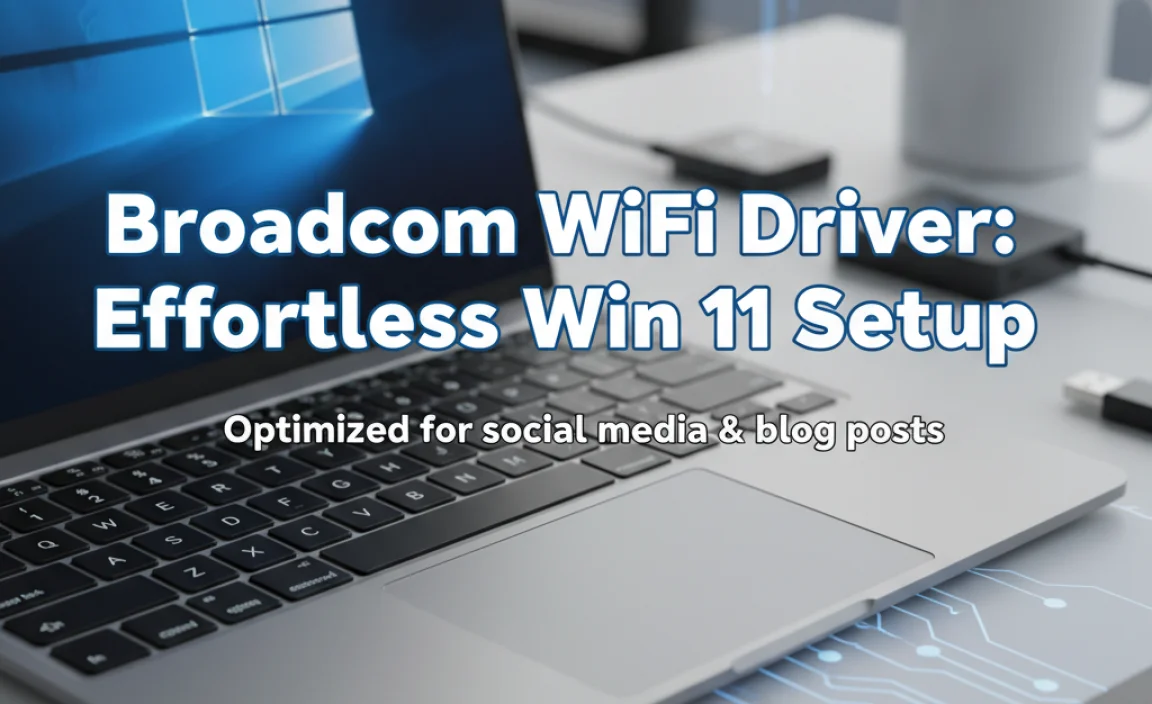 Broadcom WiFi Driver: Effortless Win 11 Setup