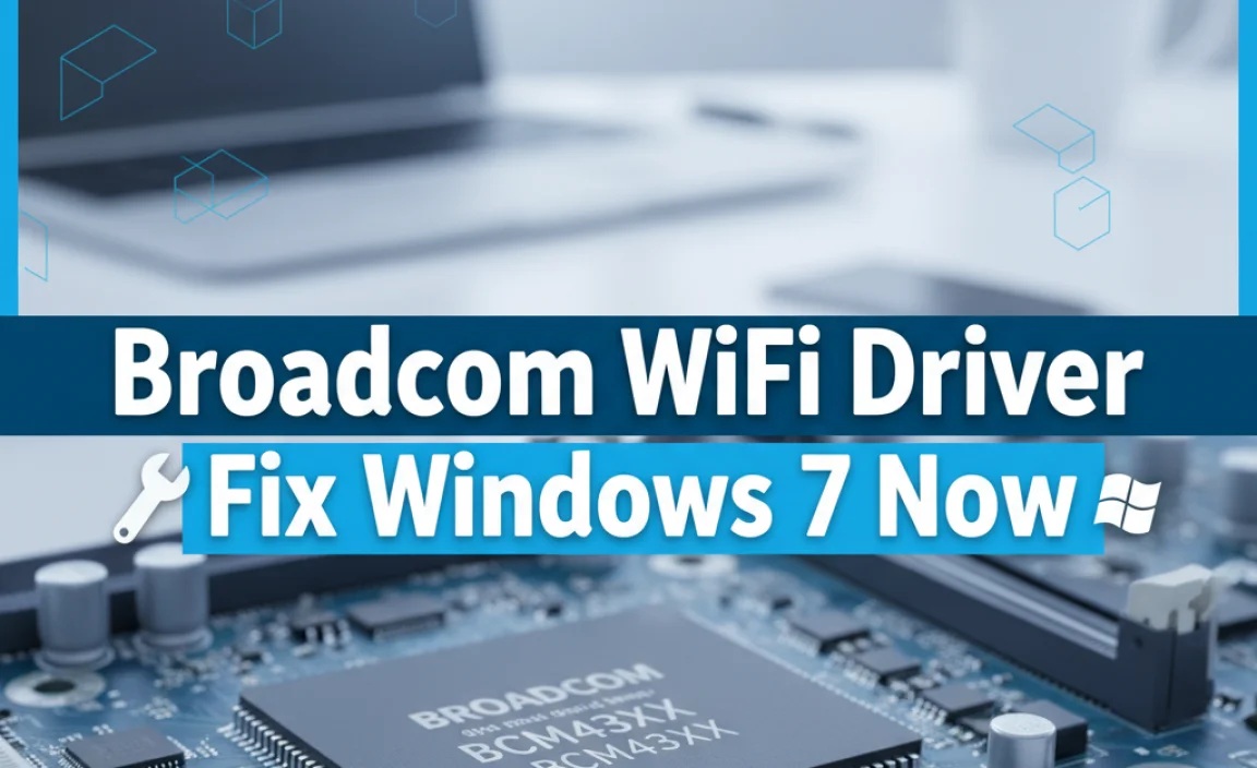 Broadcom WiFi Driver: Fix Windows 7 Now