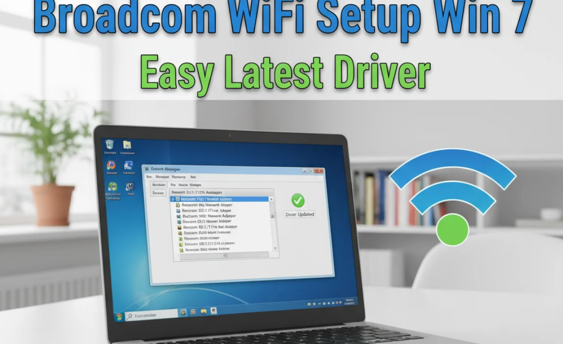 Broadcom WiFi Setup Win 7: Easy Latest Driver