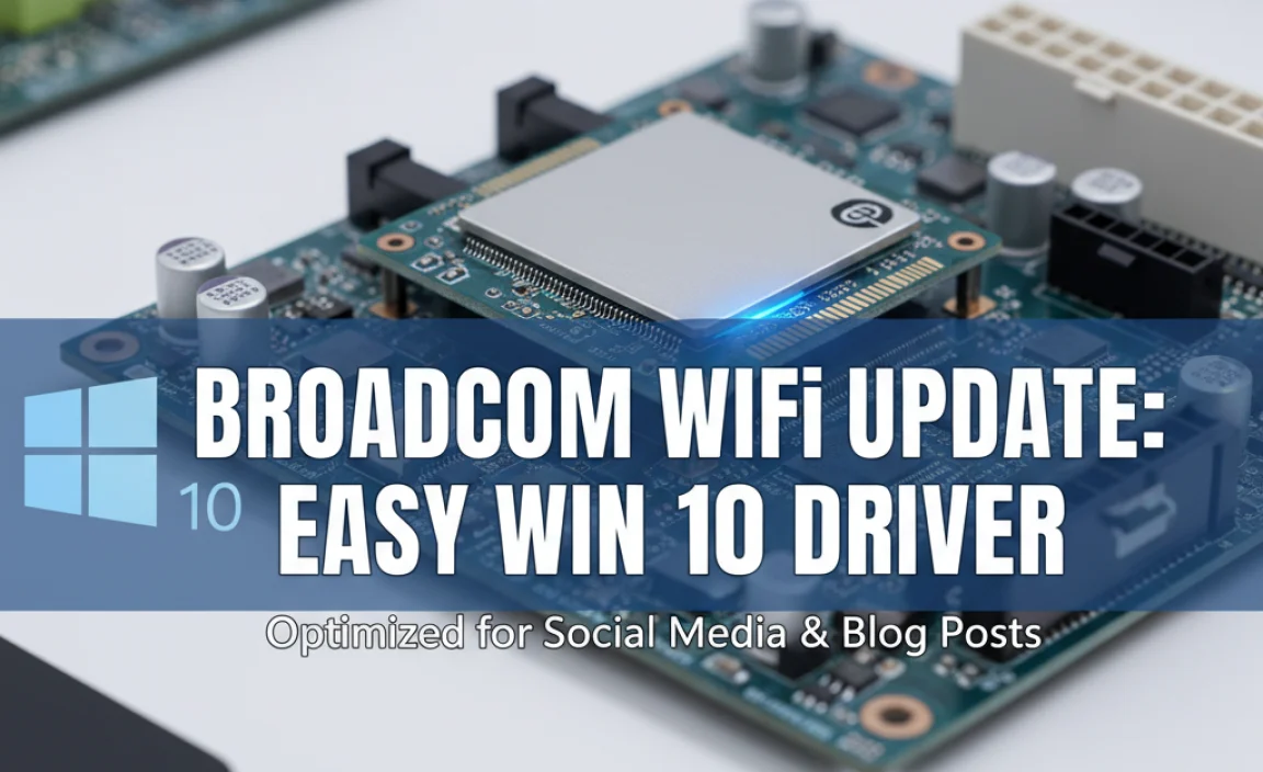 Broadcom WiFi Update: Easy Win 10 Driver