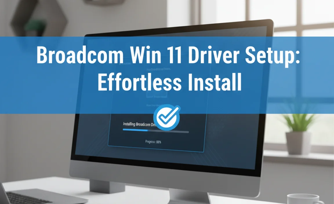 Broadcom Win 11 Driver Setup: Effortless Install