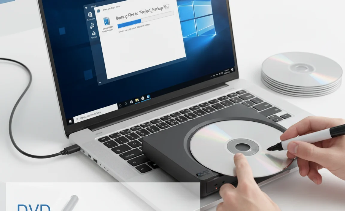 Burning Data to a DVD in Windows 10