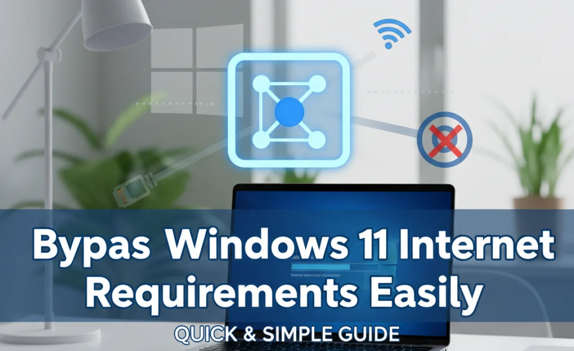 Bypass Windows 11 Internet Requirements Easily
