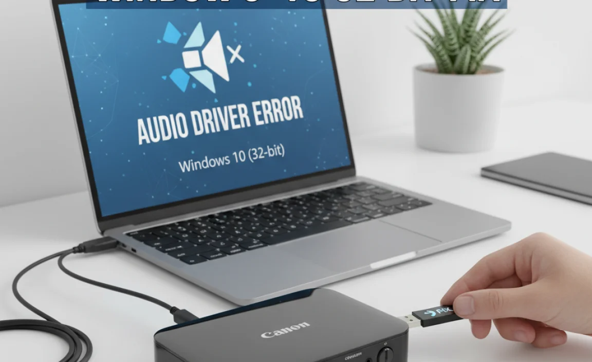 Canon Audio Corrupted Driver Windows 10 32 Bit Fix