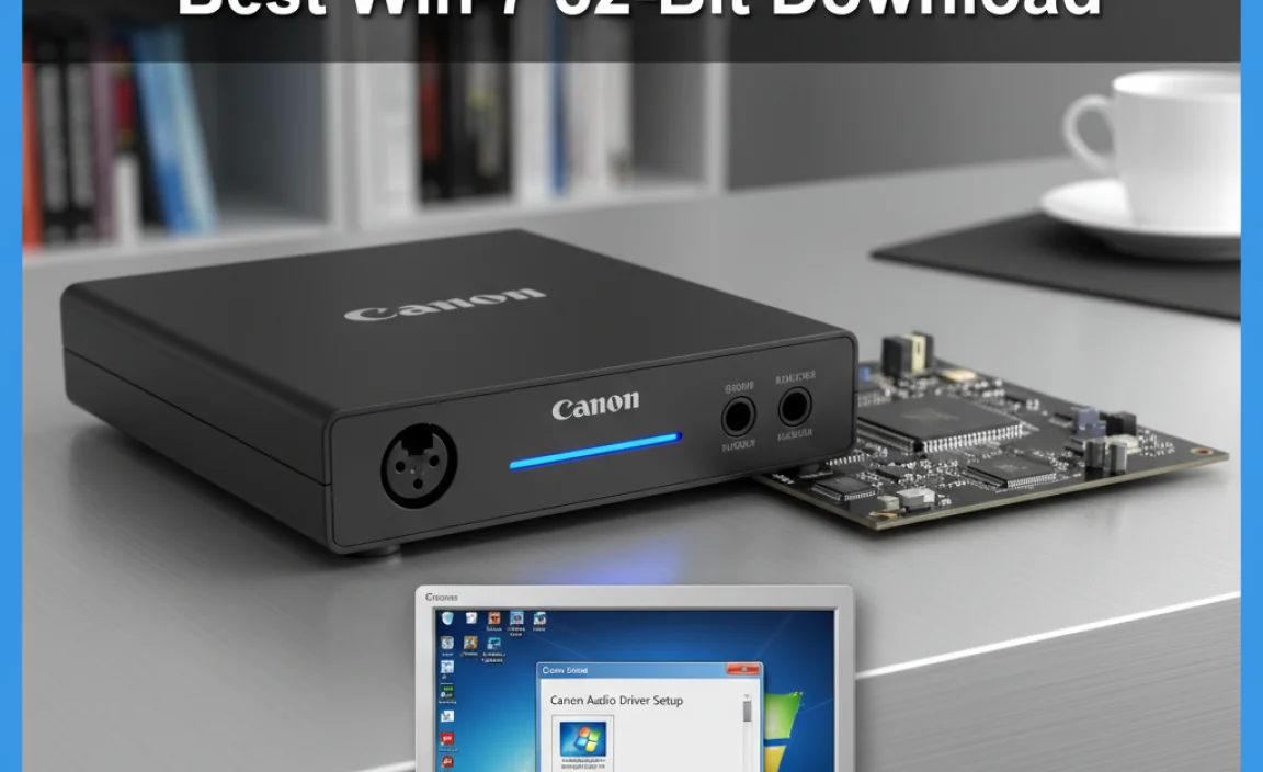 Canon Audio Driver: Best Win 7 32-Bit Download