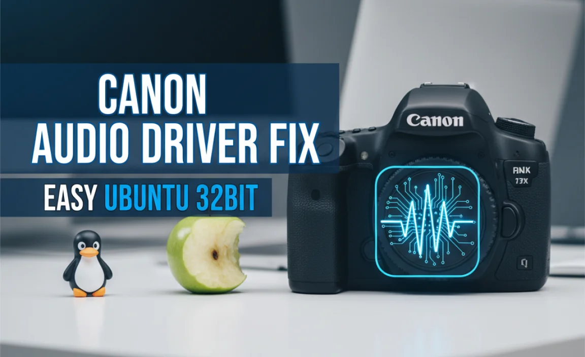 Canon Audio Driver Fix: Easy Ubuntu 32bit