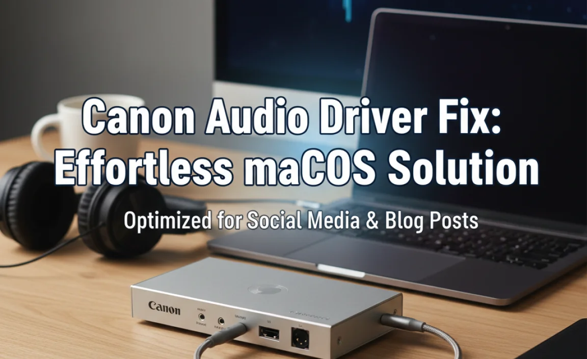 Canon Audio Driver Fix: Effortless macOS Solution