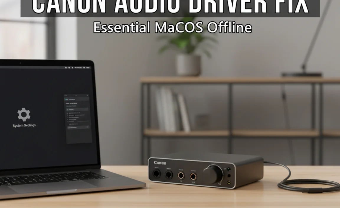 Canon Audio Driver Fix: Essential MacOS Offline