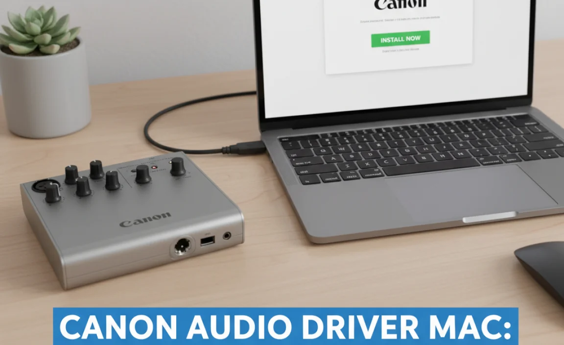 Canon Audio Driver Mac: Easy Installer