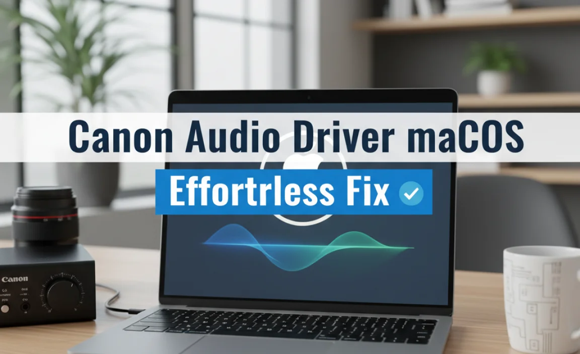 Canon Audio Driver macOS: Effortless Fix