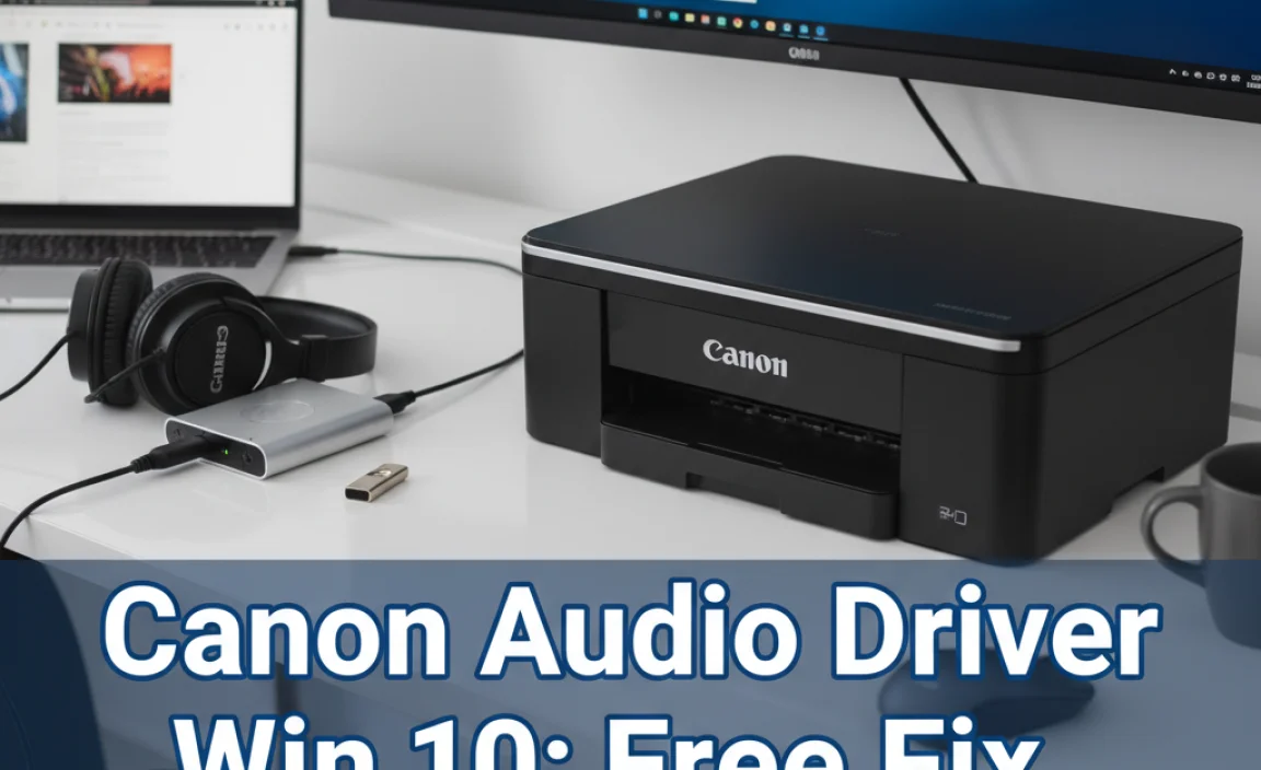 Canon Audio Driver Win 10: Free Fix