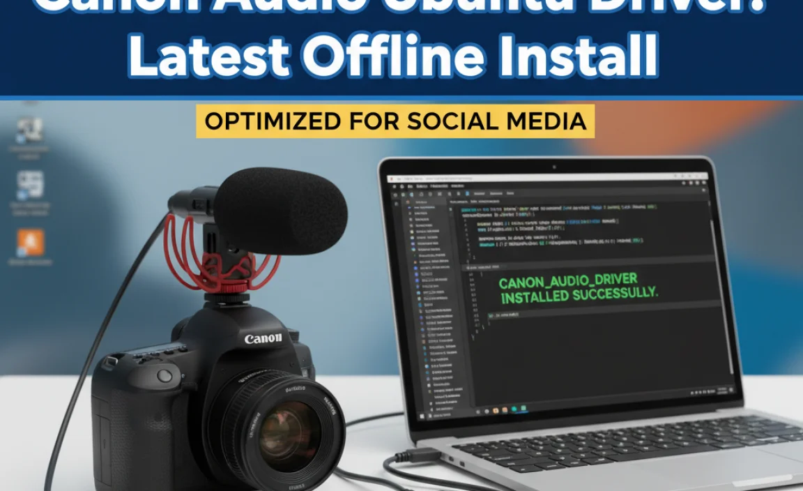 Canon Audio Ubuntu Driver: Latest Offline Install