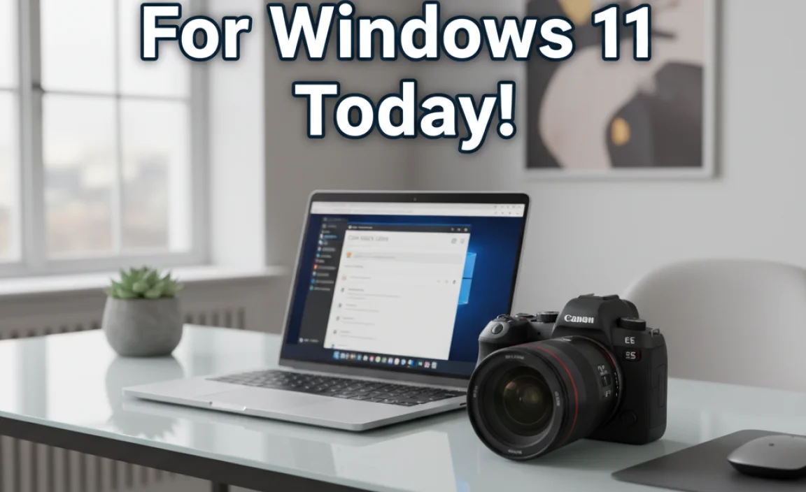 Canon Eos Utility For Windows 11 Today!