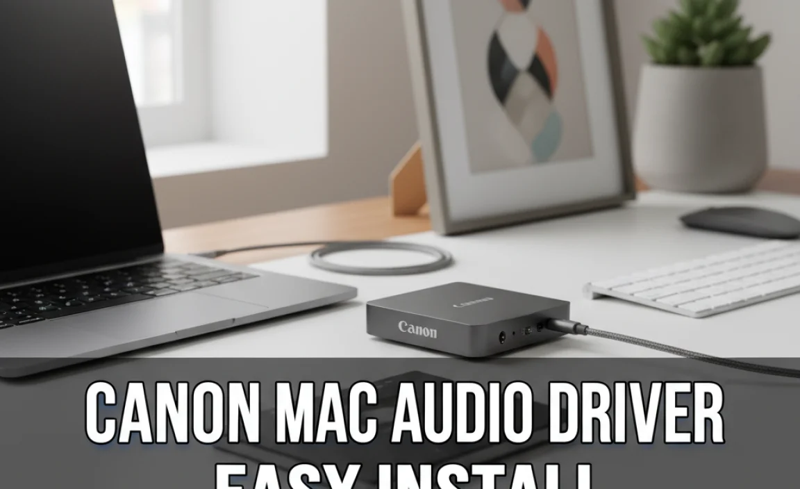 Canon Mac Audio Driver Easy Install