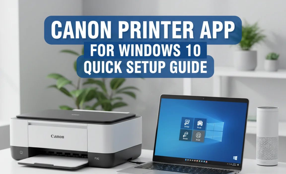 Canon Printer App For Windows 10: Quick Setup Guide