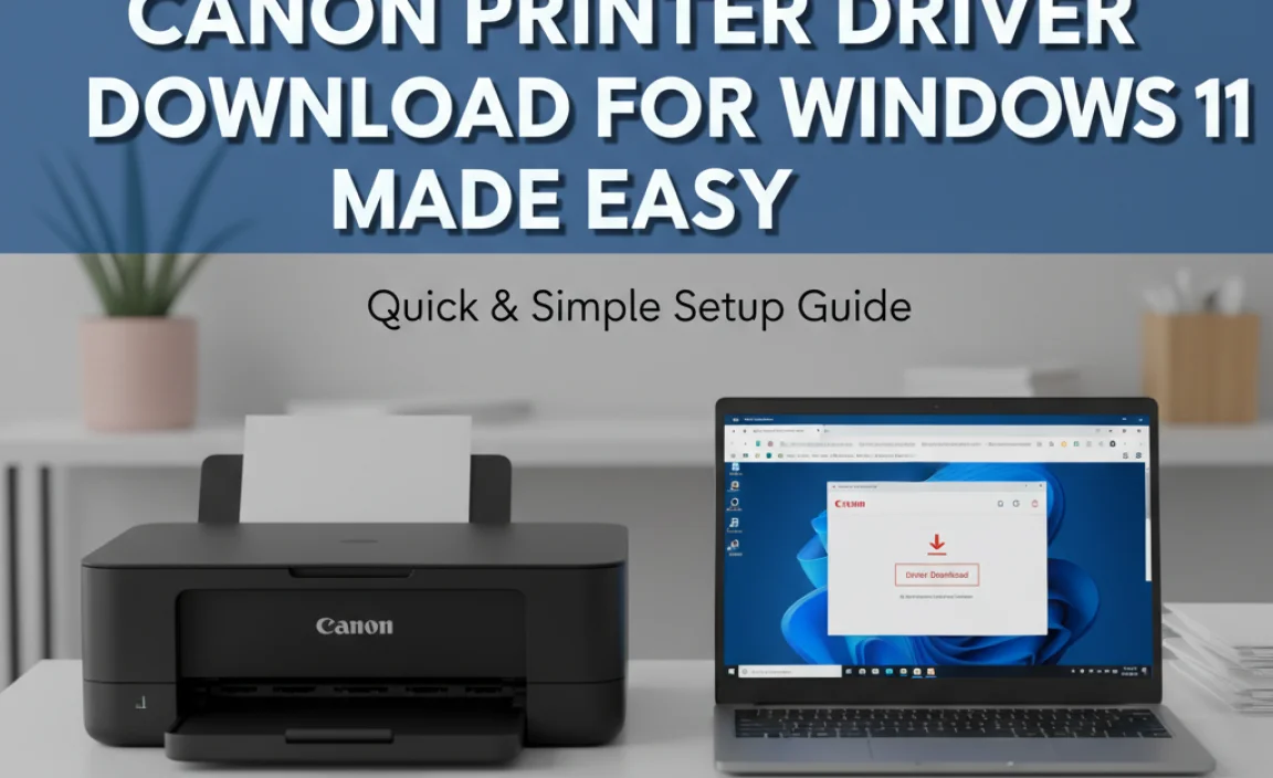 Canon Printer Driver Download For Windows 11 Made Easy