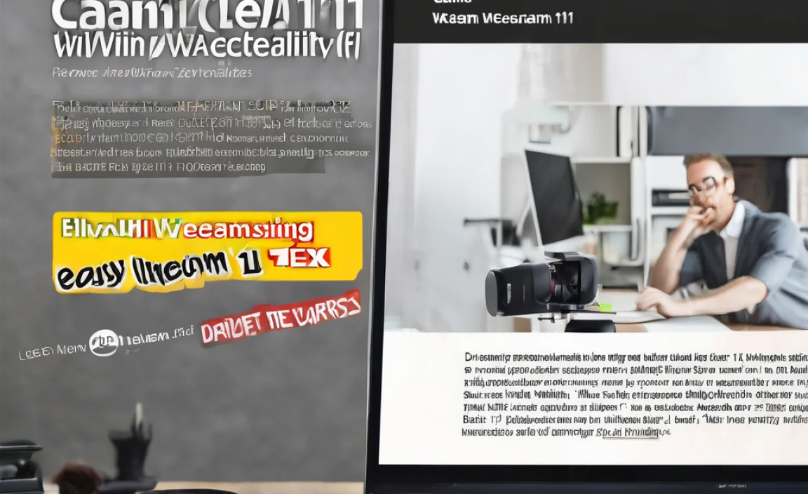 Canon Webcam Driver: Easy Win 11 Install