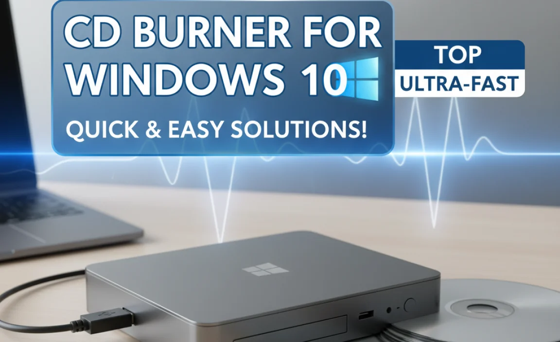 CD Burner for Windows 10